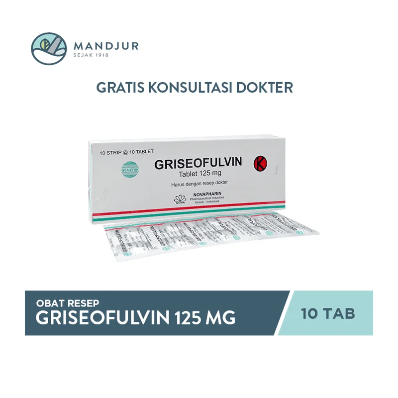 GRISEOFULVIN 125MG1X1 MICROCID