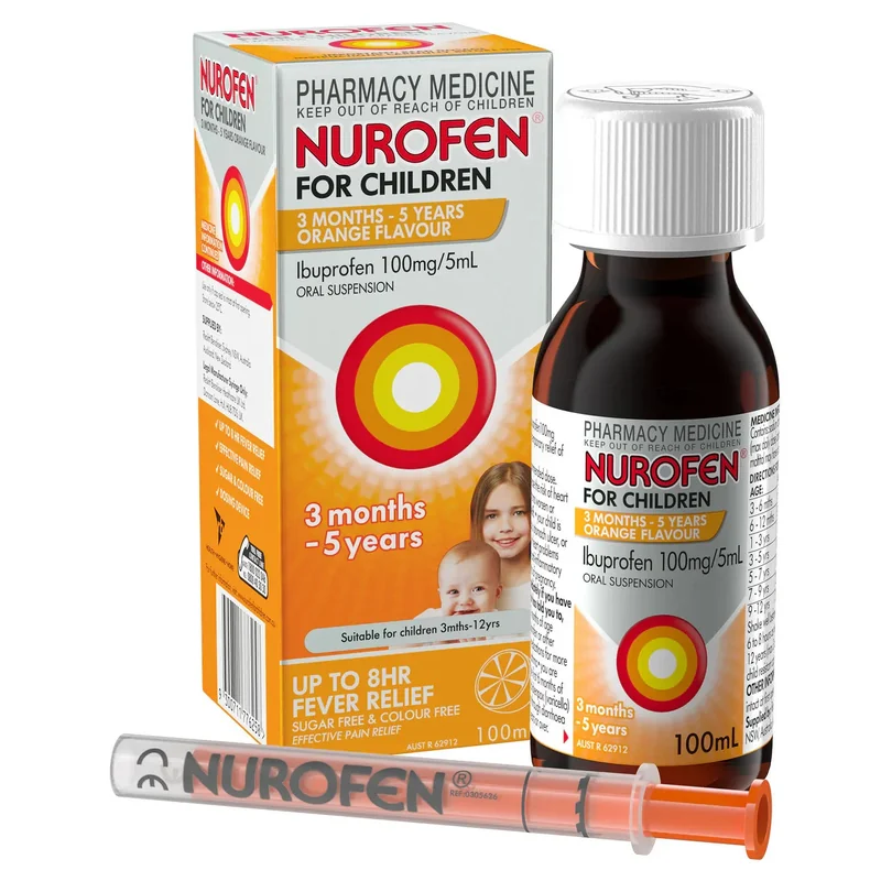 NUROFEN ORANGE 100ML SUSP