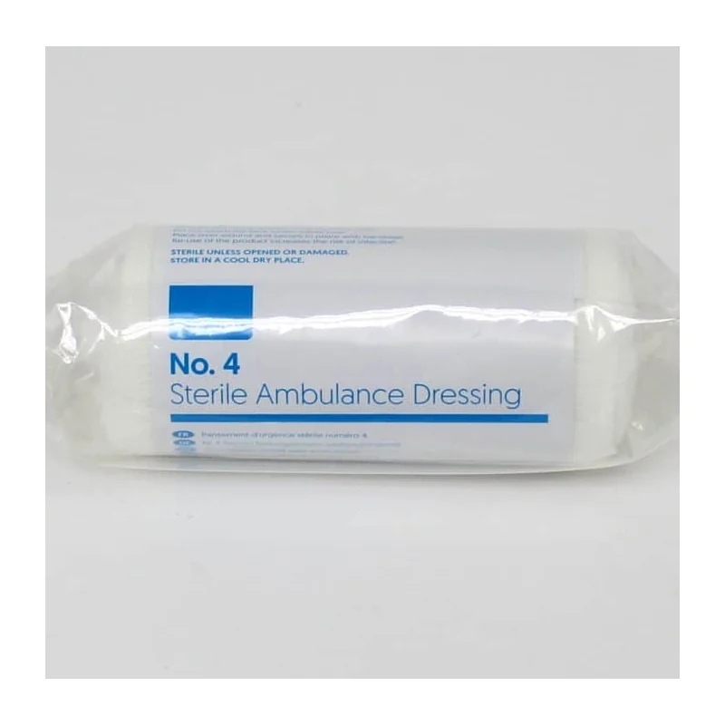 FIRST AID DRESSING NO 4 PLASTE