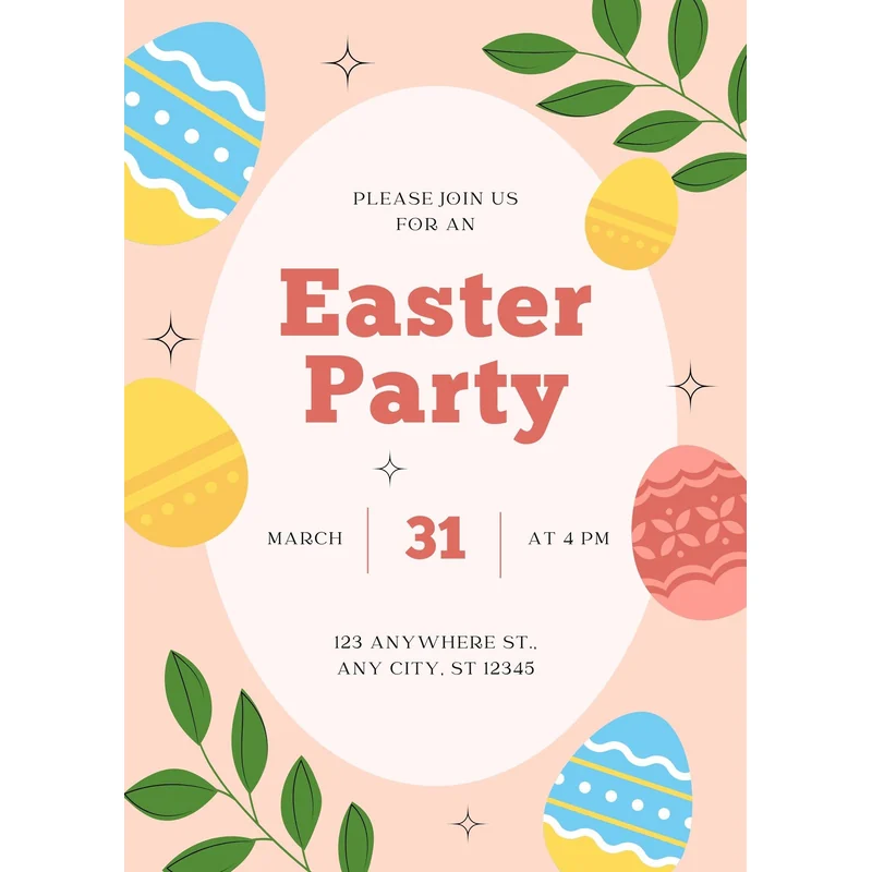 ASTER PARTY INVITATION