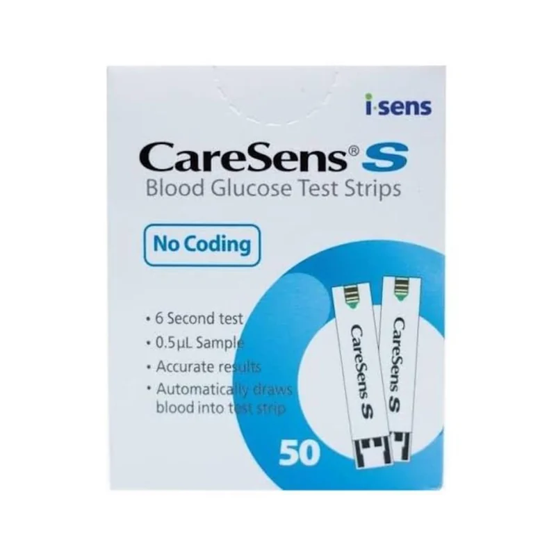 CARESENS B/GLUCOSE T/STRIPS50S