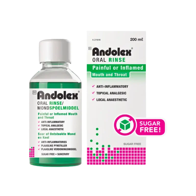ANDOLEX-C ORAL RINSE 200ML