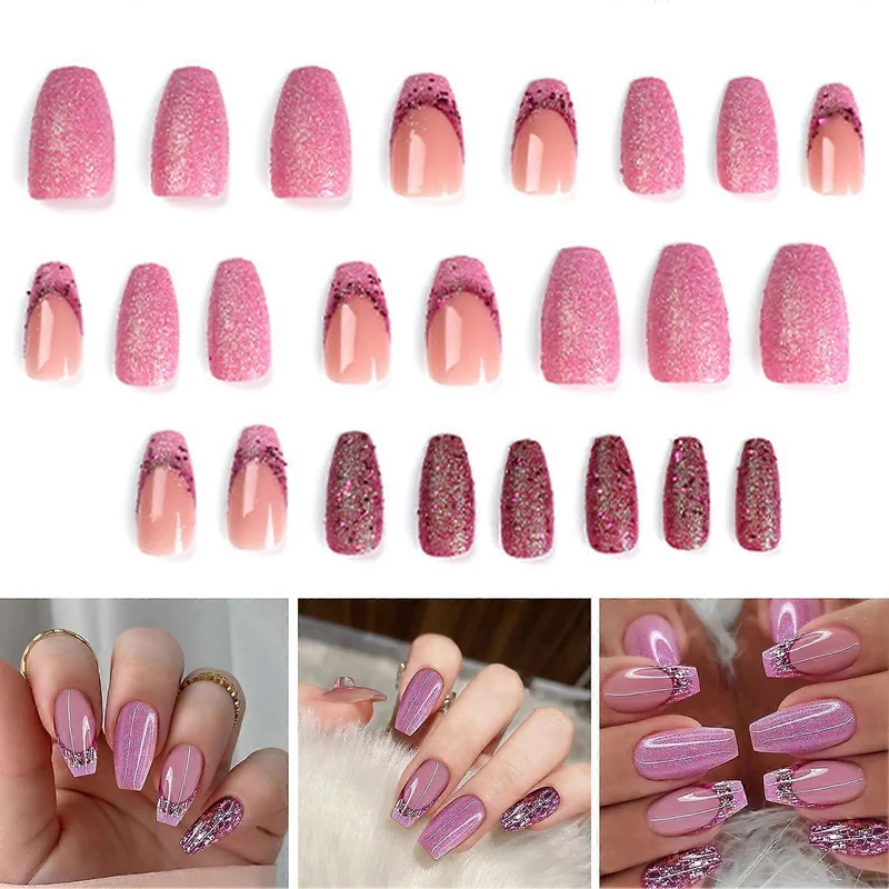 NAILS DESIGNED 12PCS BABER