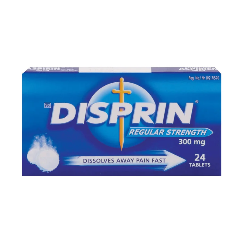 DISPRIN REG 300MG TABS 24