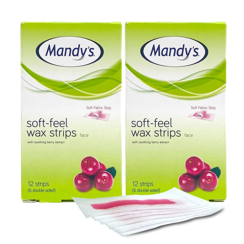 MANDYS SOFT FEEL WAX STRIPS 12