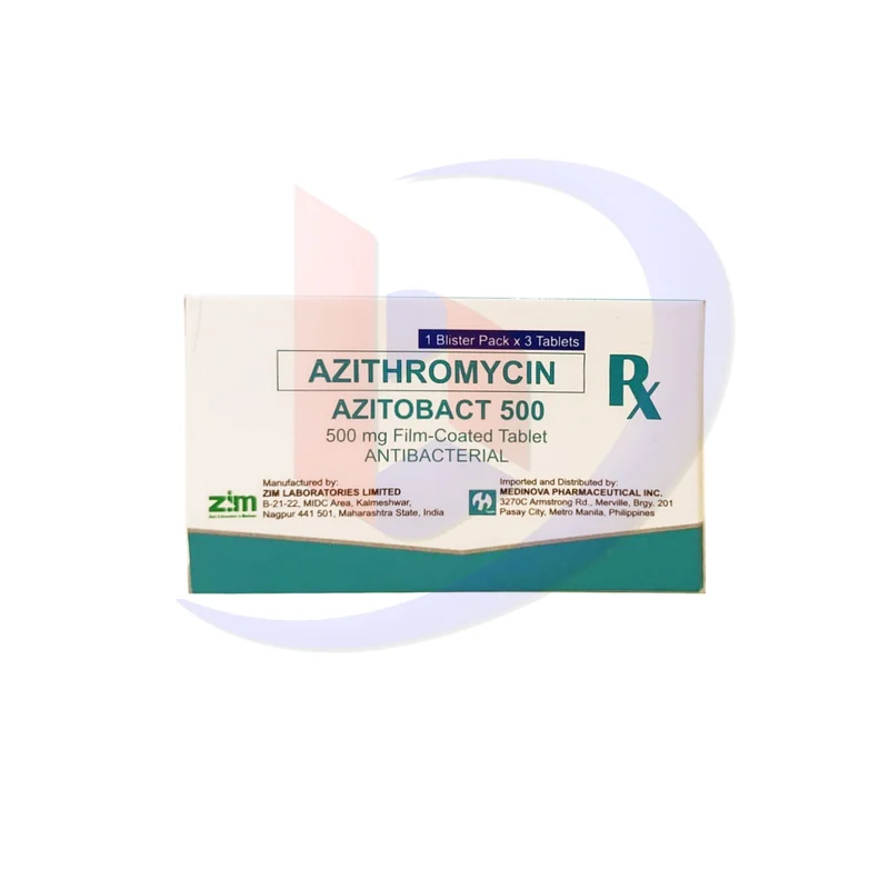 AZITHROMYCIN 500MG JUBAZI 3S