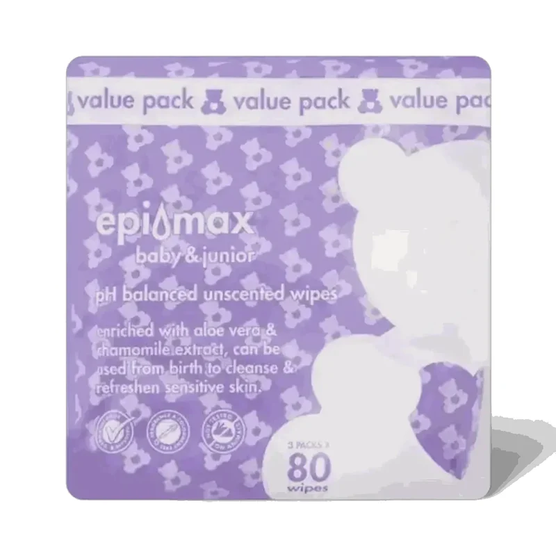 EPIMAX B&J UNSCENTED 80S WIPES