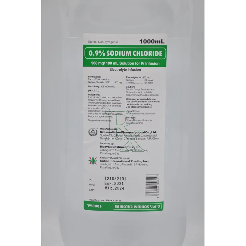 SODIUM CHLORIDE 0.9% 200ML