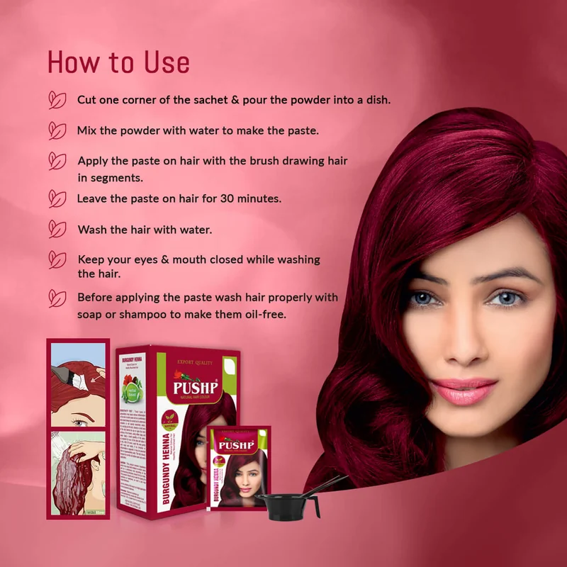 SECRETS HAIR DYE BURGUNDY