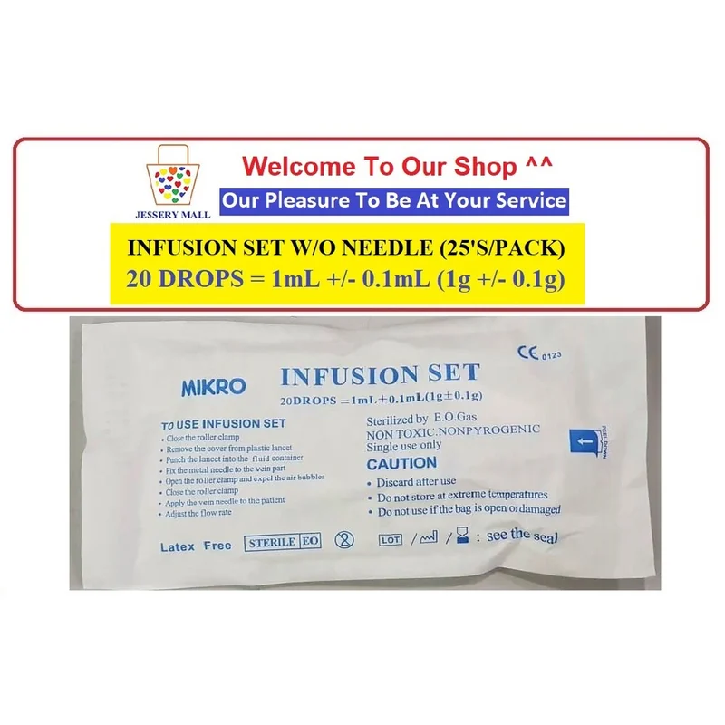 INFUSION SOLUTION SET 20 DROPS