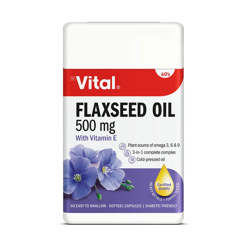 VITAL FLAXSEED OIL 60'S