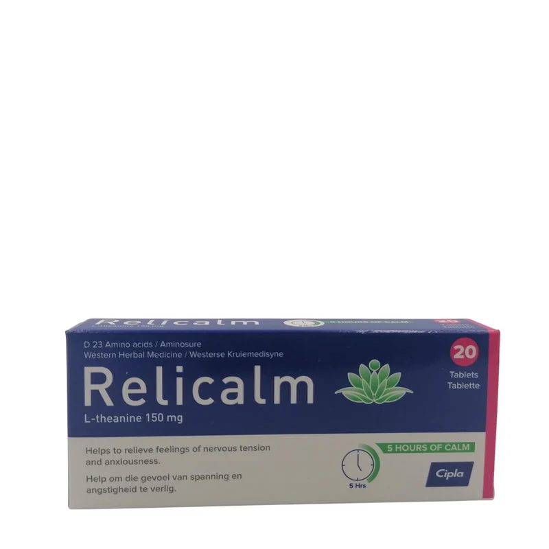 RELICALM TABS 150MG 20'S
