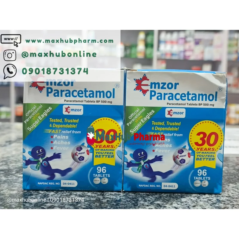 PARACETAMOL 500MG 1X1 MILZOR