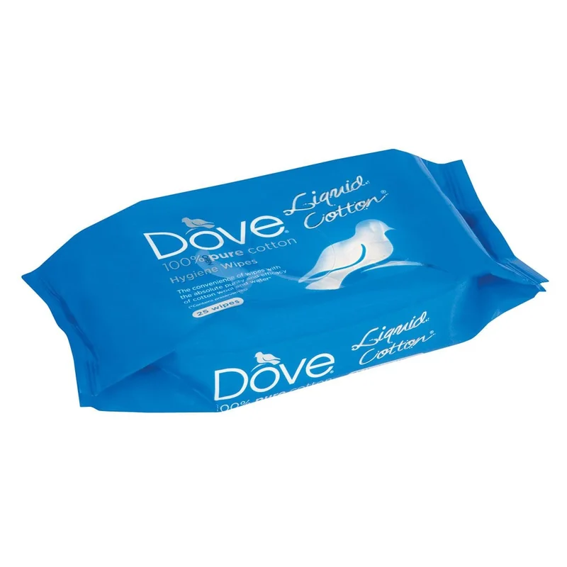 DOVE HYGIENE WIPES 25S