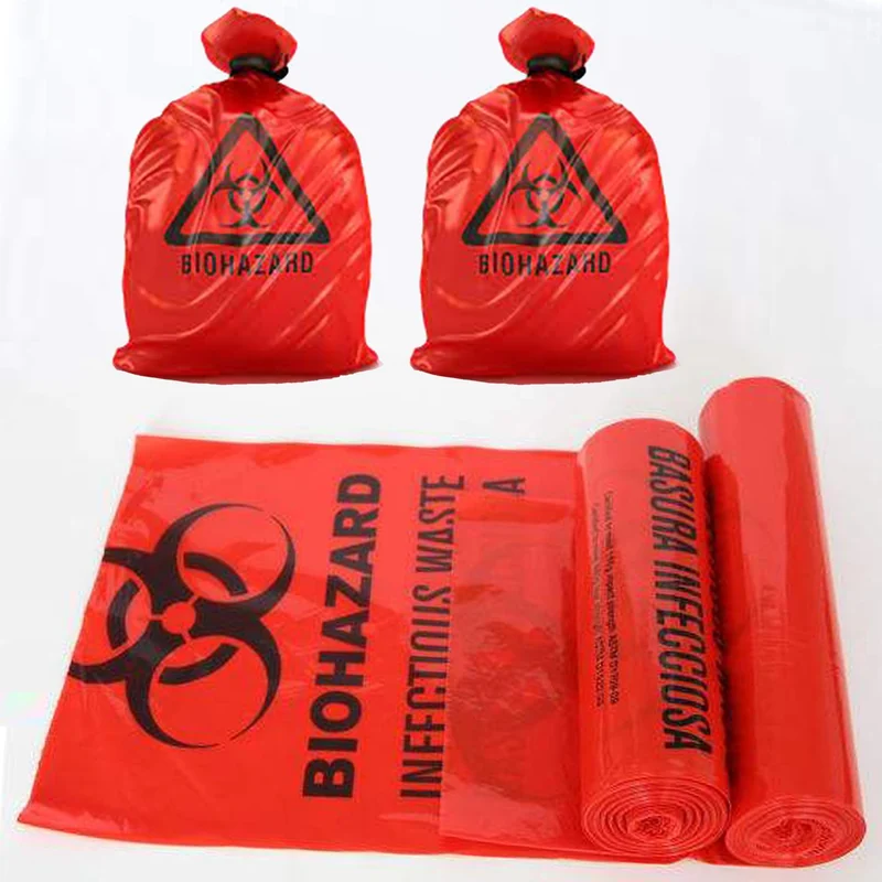 PLASTIC BAG BIOHAZARD 35X75