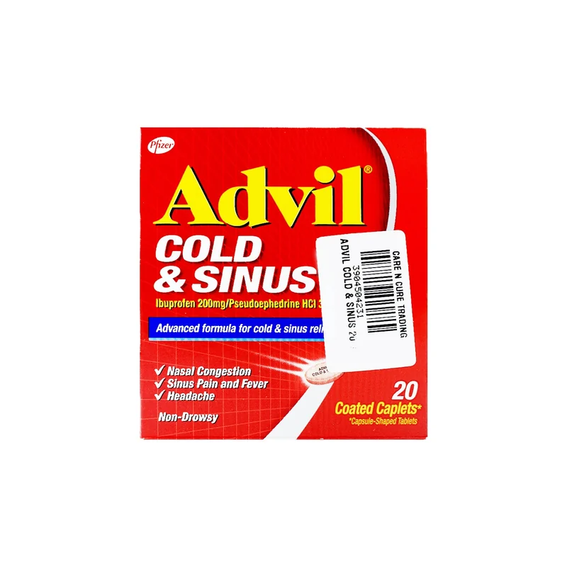 ADVIL COLD & SINUS 20,S 200MG