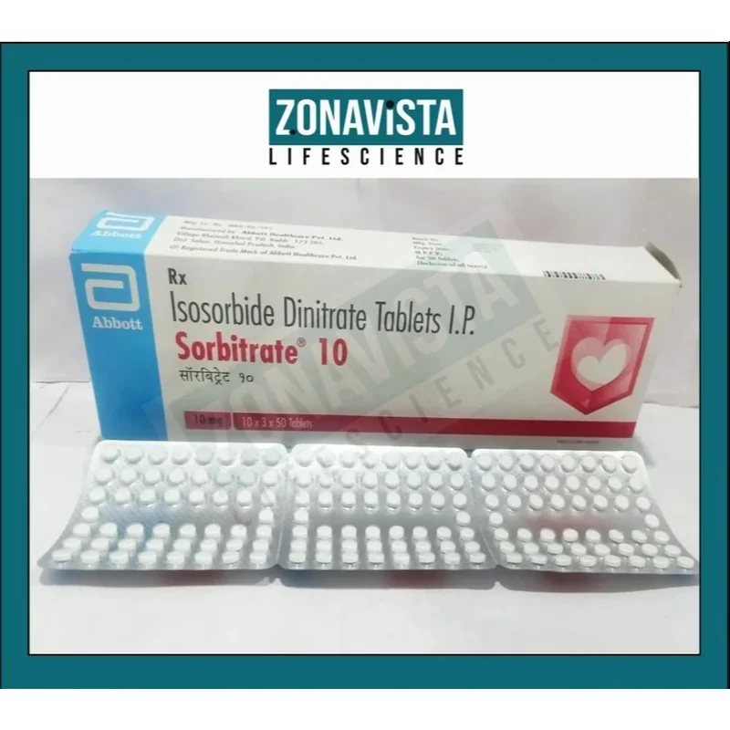 ISOSORBIDE 10MG SANDOZ 50'S