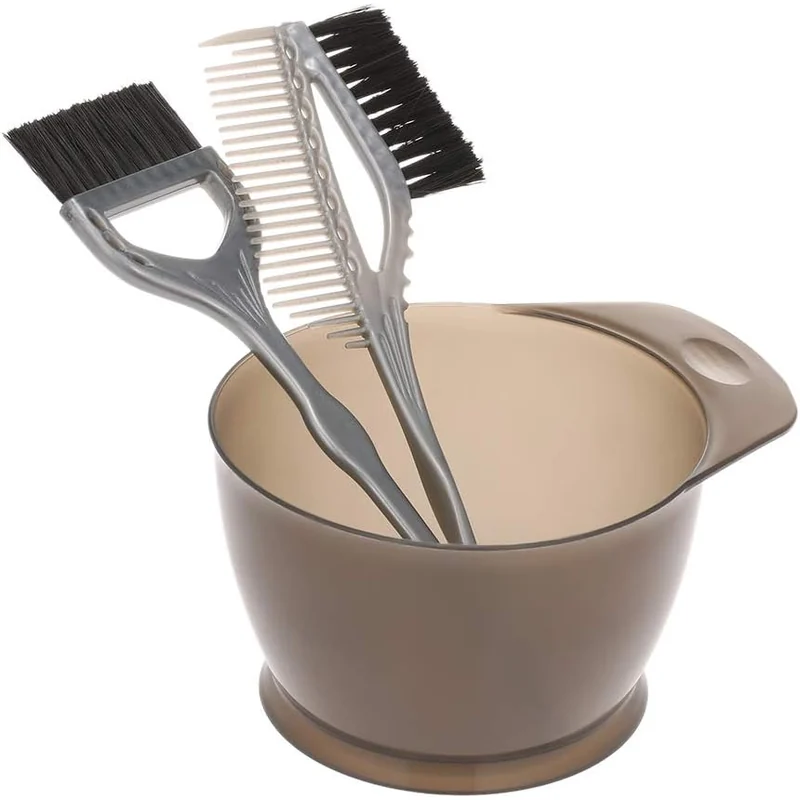 HAIR DYE BOWL+BRUSH+COMB 3PCS