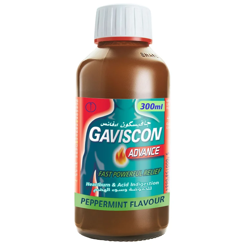 GAVISCON PEPPERMINT LIQ 300ML