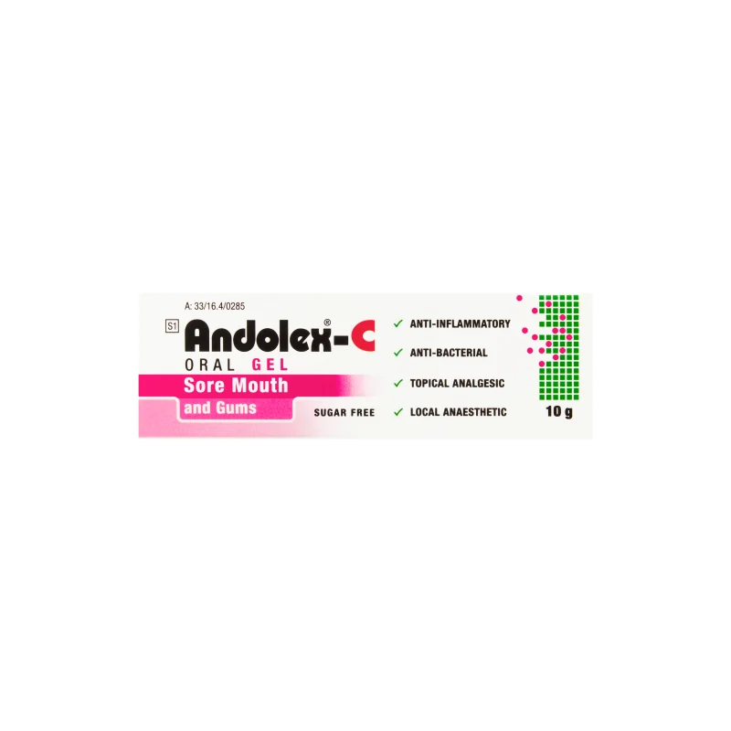 ANDOLEX-C ORAL GEL 10G