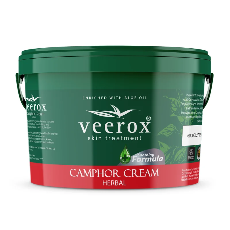 VEEROX CAMPHOR CREAM HERBAL 1L