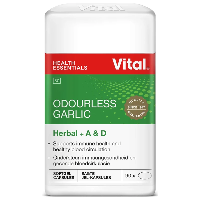 VITAL ODOURLESS GARLIC 100CAPS