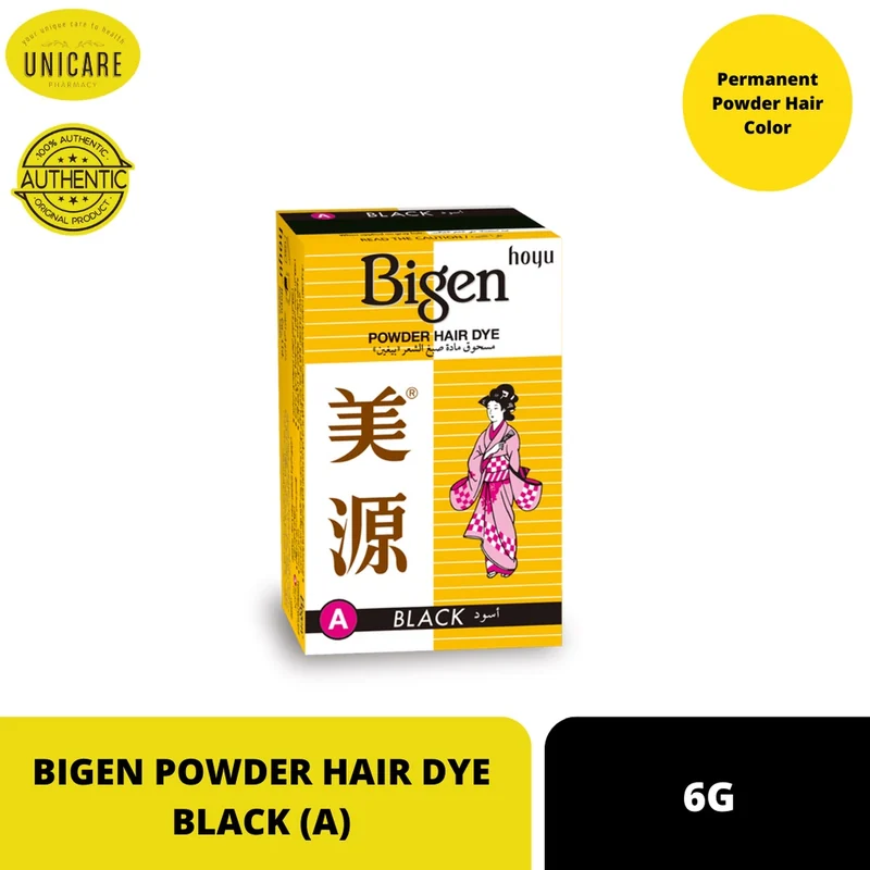 BIGEN HAIR DYE POWDER A/BLACK