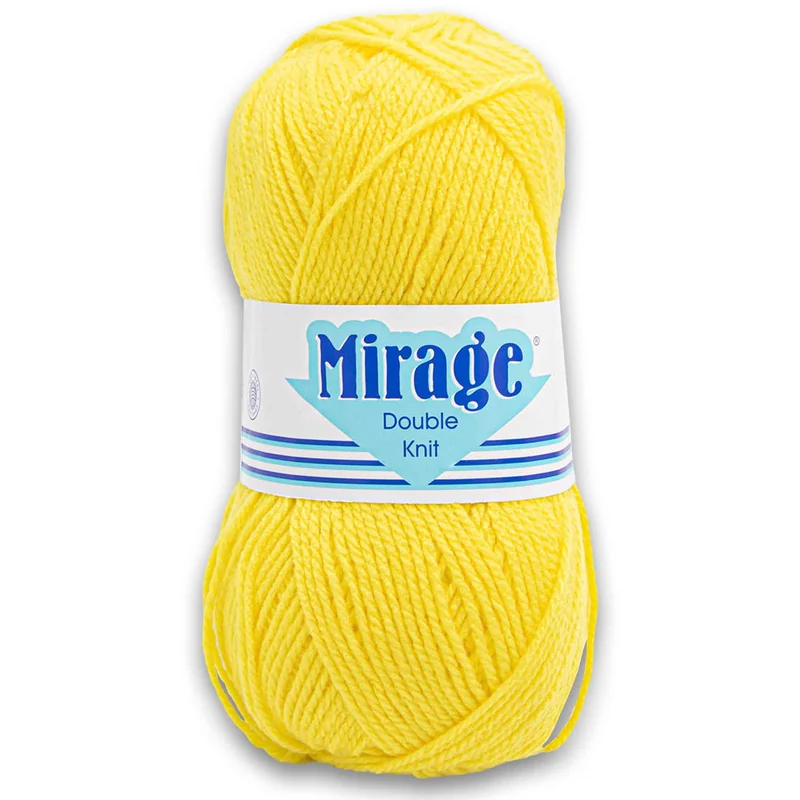 WOOL MIRAGE YELLOW 4PLY 100G