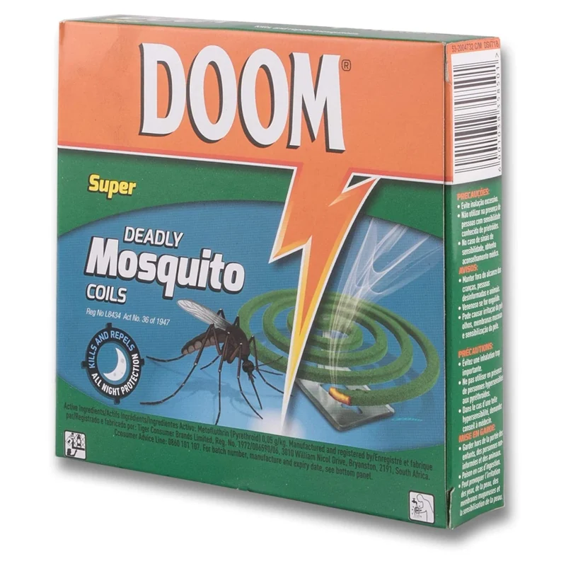 DOOM MOSQUITO COILS 125G