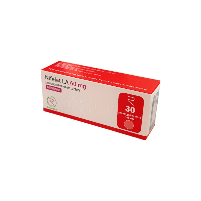 NIFEDIPINE 60MG 10S NIFELAT LA