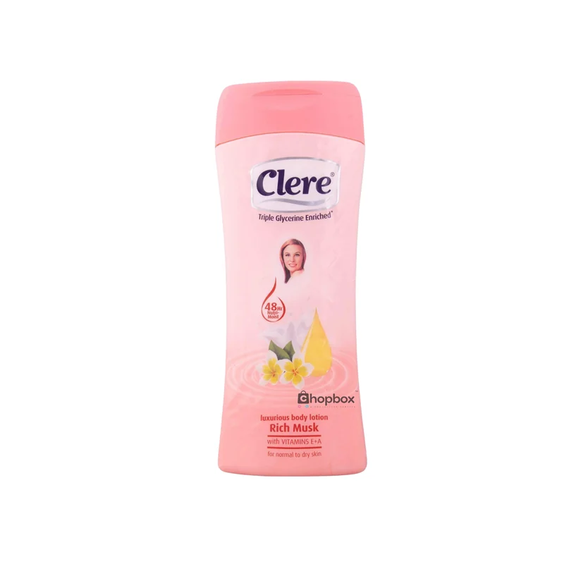 CLERE LOTION 400ML RICH MUSK