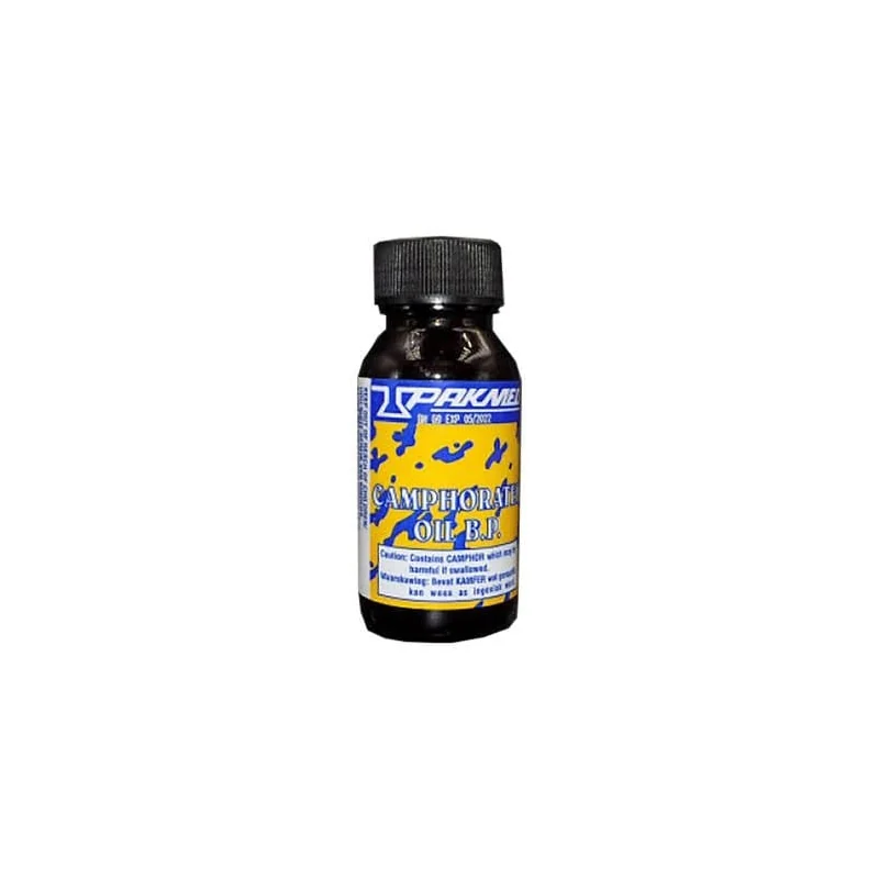 CAMPHORATED OIL 50ML PAKMED