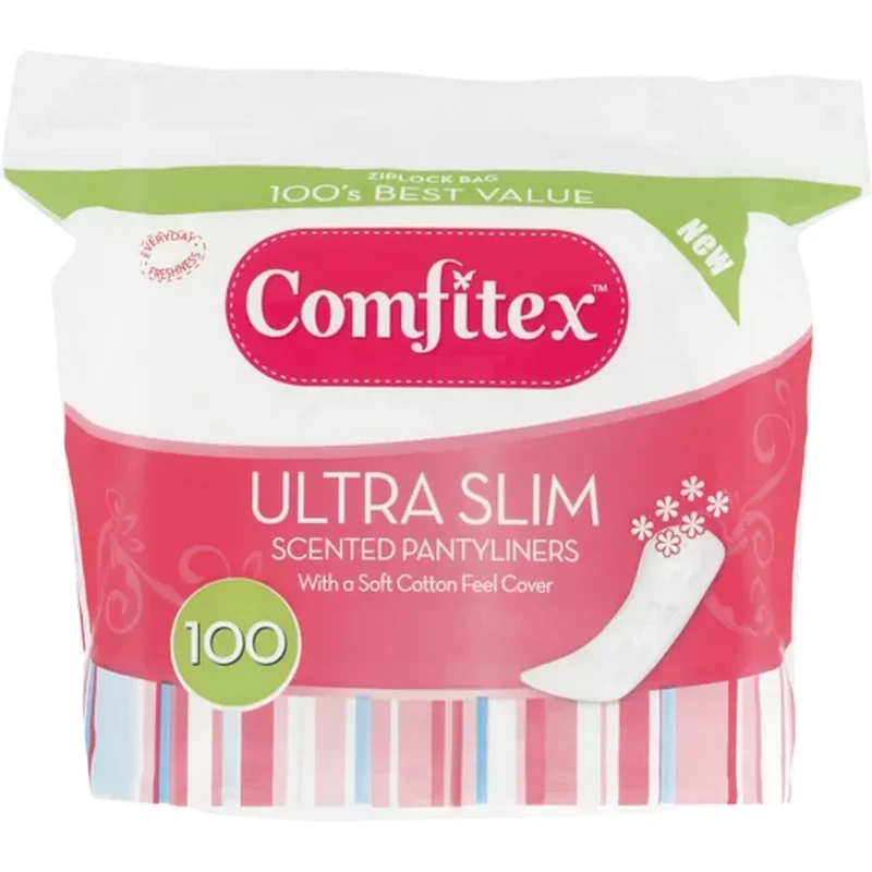 COMFITEX SCNTD PANTYLINERS100S
