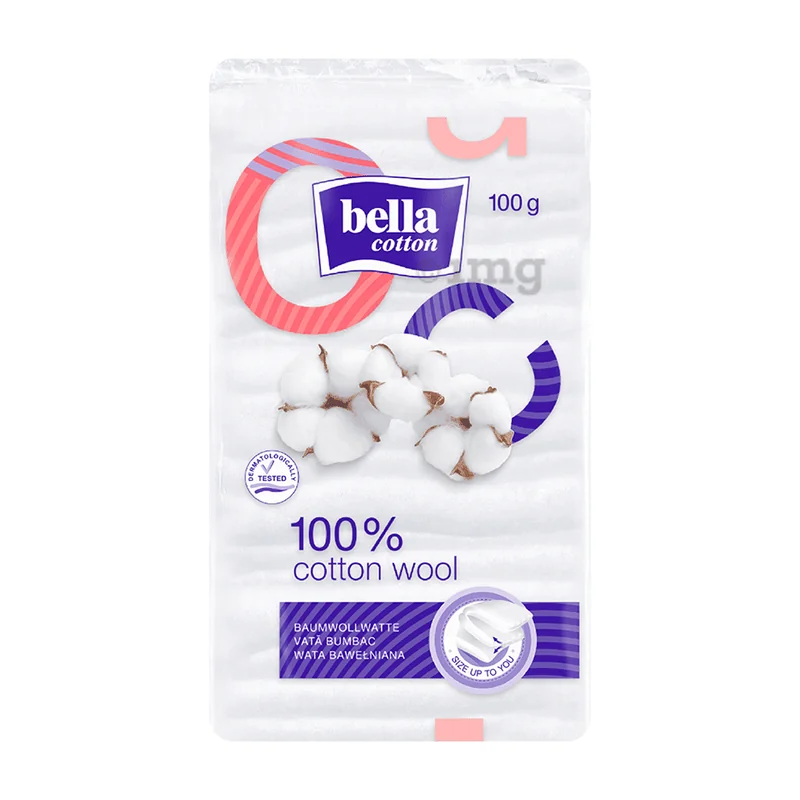 BELLA COTTON WOOL ROLLS 100G