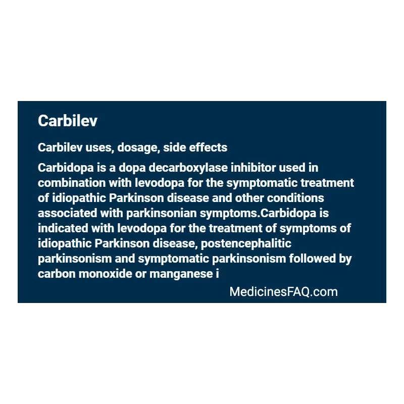 CARBILEV 25/250MG 1X1