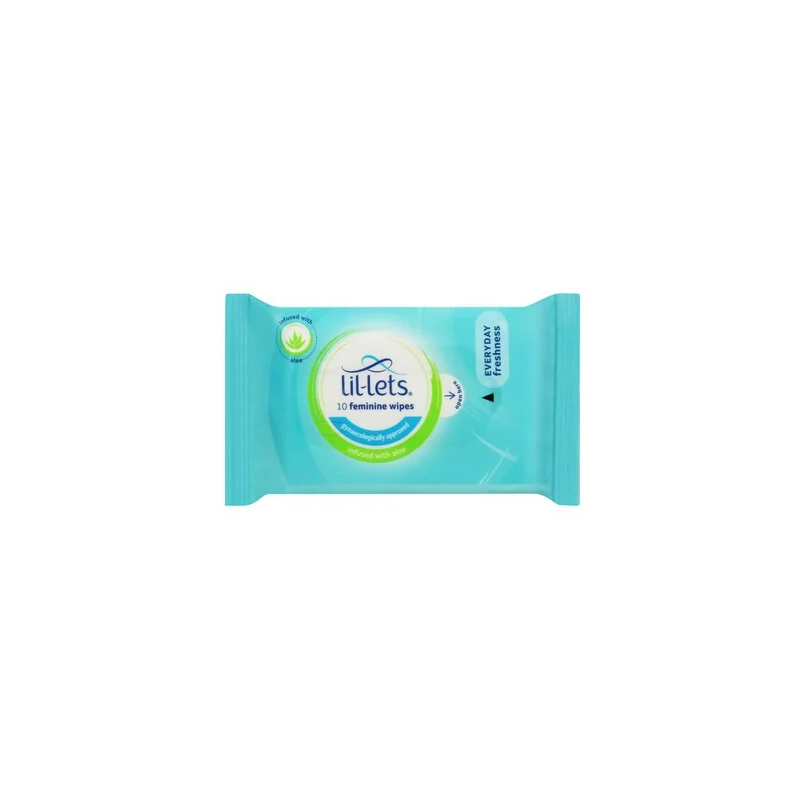 LILLETS FEMININE WIPES 10S