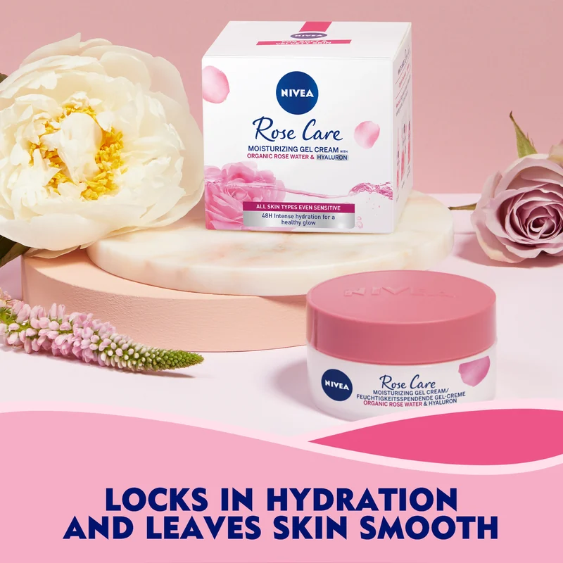 NIVEA ROSE CARE MOIST CRM 50ML