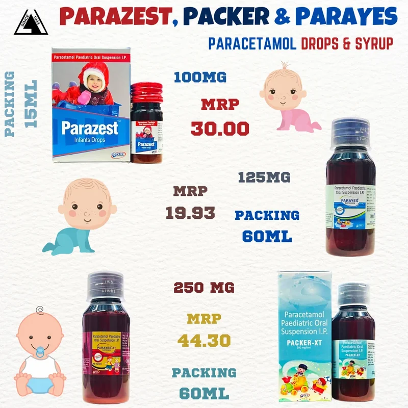 NAPAMOL(PARACETAMOL)SYRUP 100M