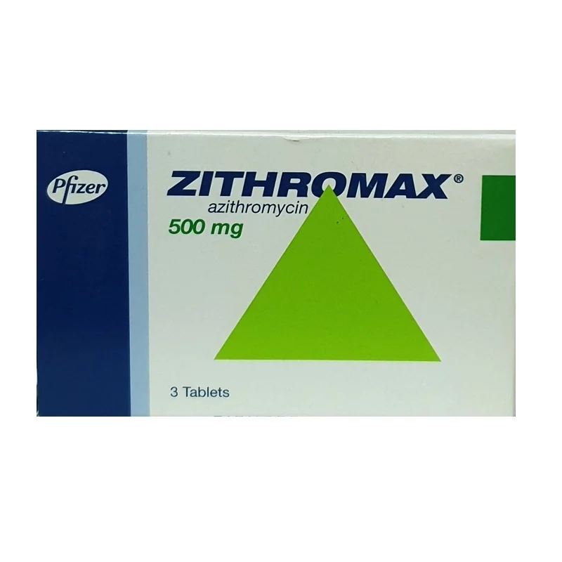 ZITHROMAX 500MG TABS 3'S