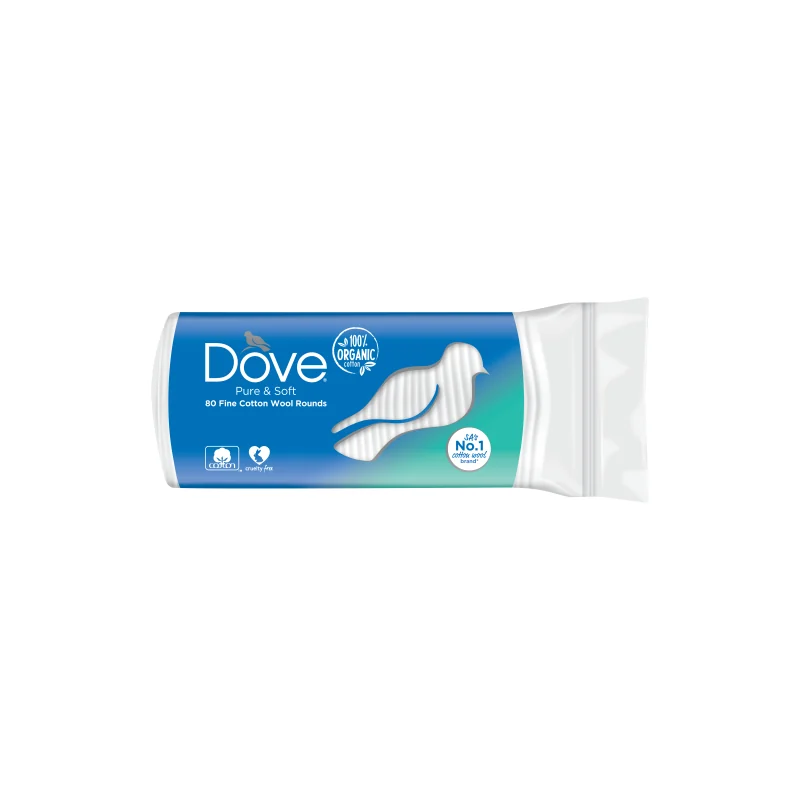 DOVE COTTON ROUNDS 80S
