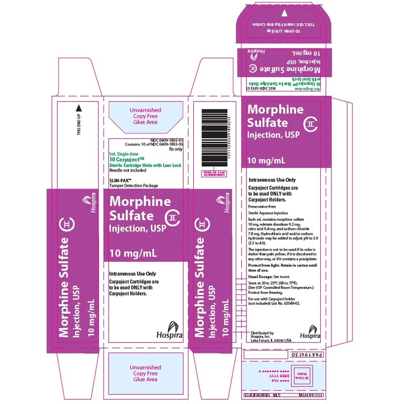 INJ MORPHINE 10MG/ML