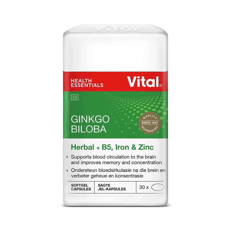 VITAL GINKGO BILOBA 30'S 7000M