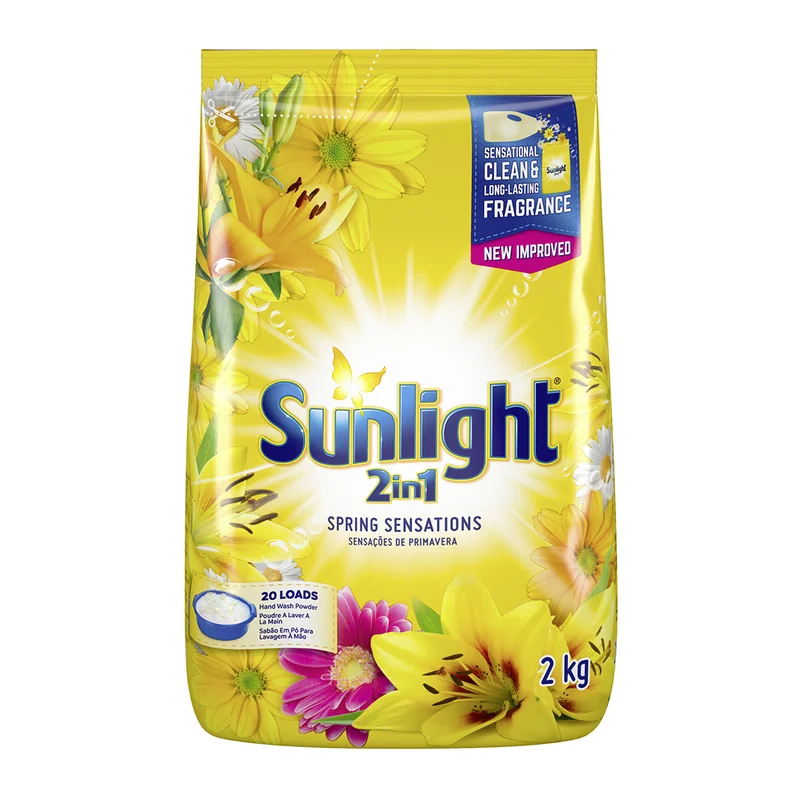 SUNLIGHT H/WASHING POWD 2KG