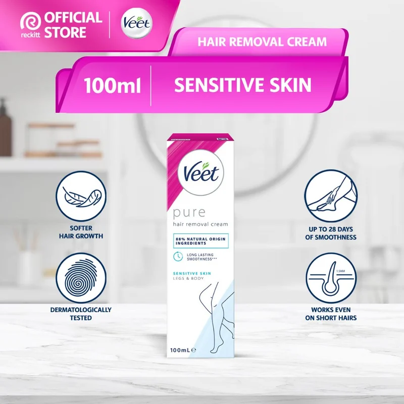 VEET  SENS SKIN RMVL CRM 100ML