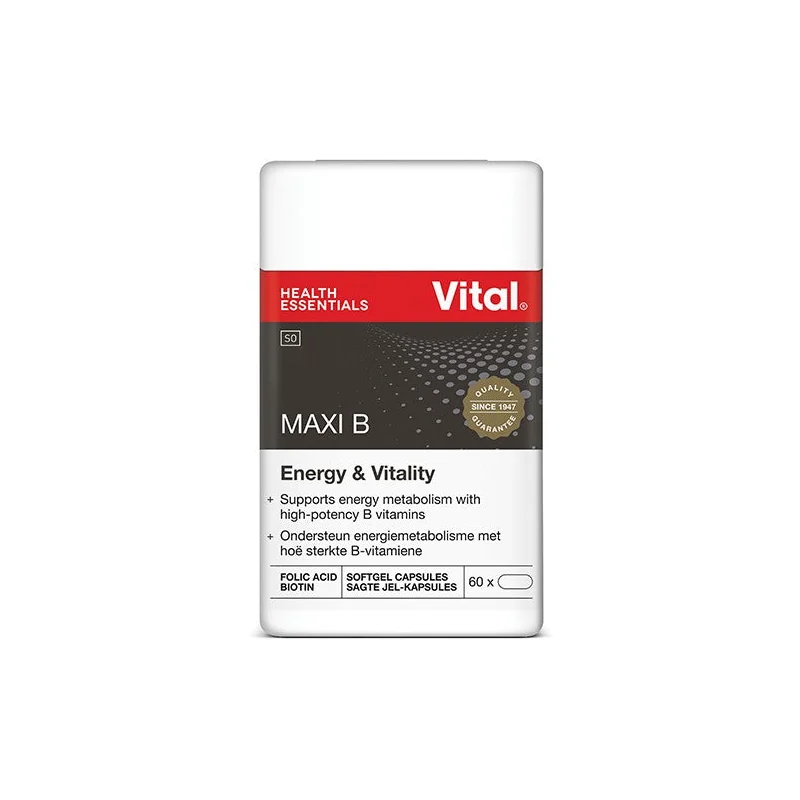 VITAL MAXI B VITA C 60 CAPS