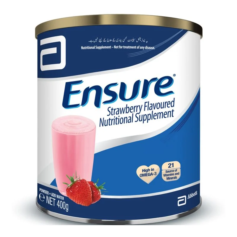 ENSURE STRAWBERRY POWDER 400GM