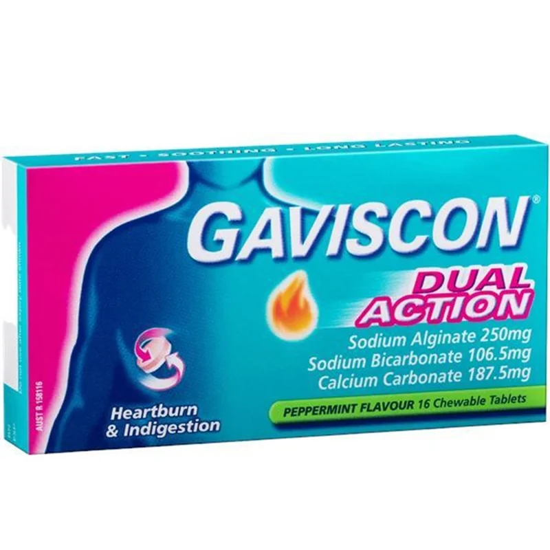 GAVISCON TABS P/MINT 16S