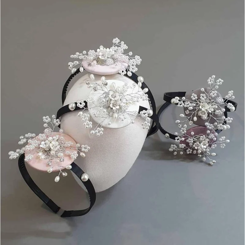 HAIRBAND FLOWER+PEARL