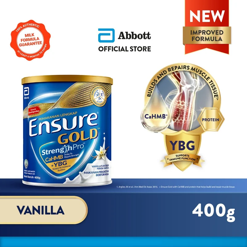 ENSURE GOLD VANILA 400G