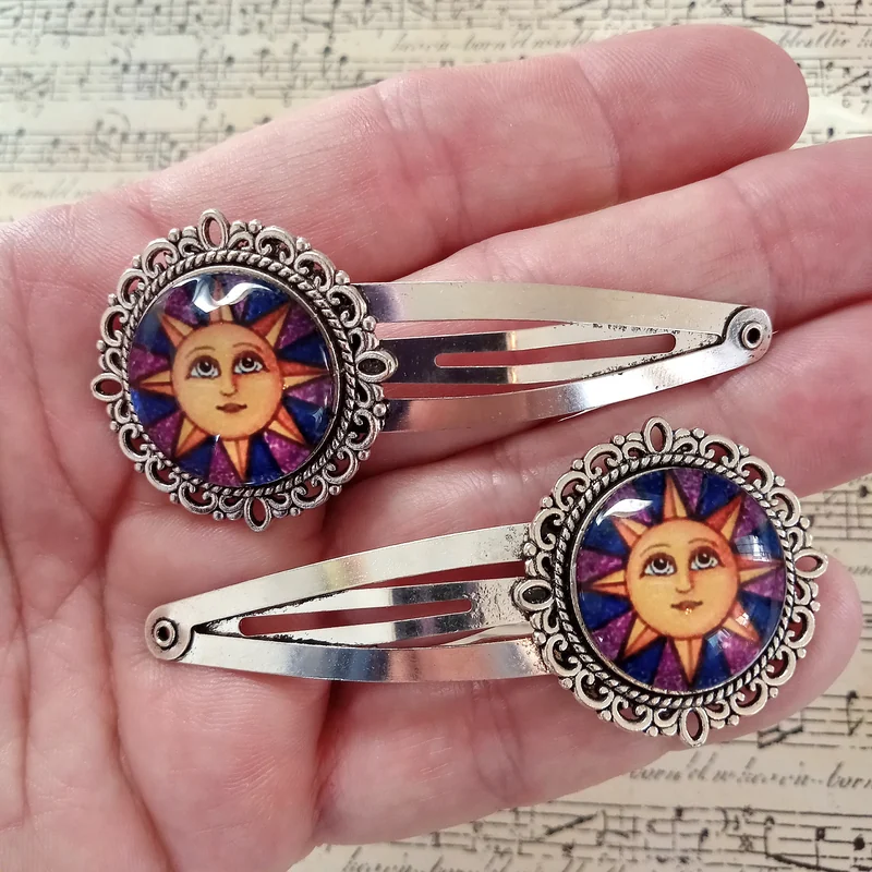 HAIR CLIP SUN FANCY